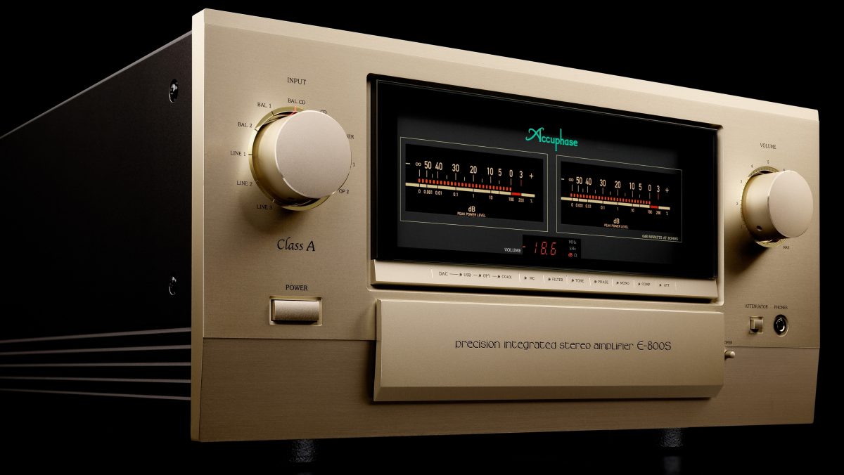 E-800S je najbolje integrirano pojacalo u ACCUPHASE programu
